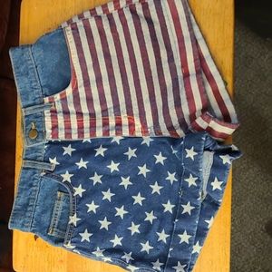American Apparel American Flag shorts